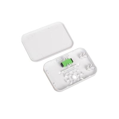 1 Core FTTH Mini Indoor or Outdoor Fiber Optic Termination Box wall mounted optical fiber termination box 